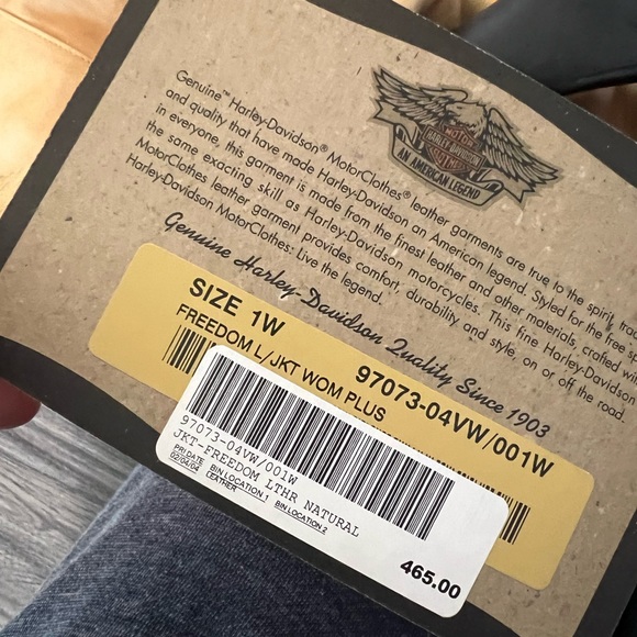 Women’s Leather Harley Davidson Jacket - Picture 6 of 9